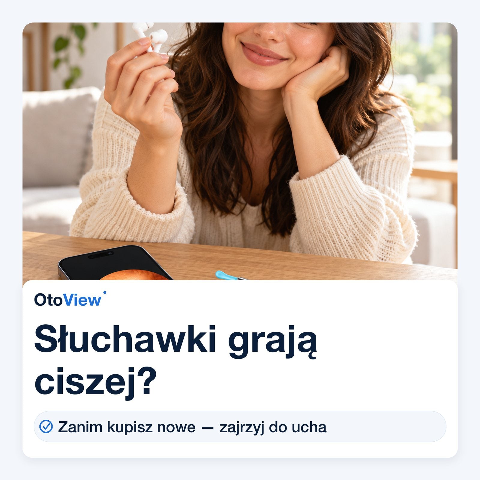 Słuchawki grają ciszej?