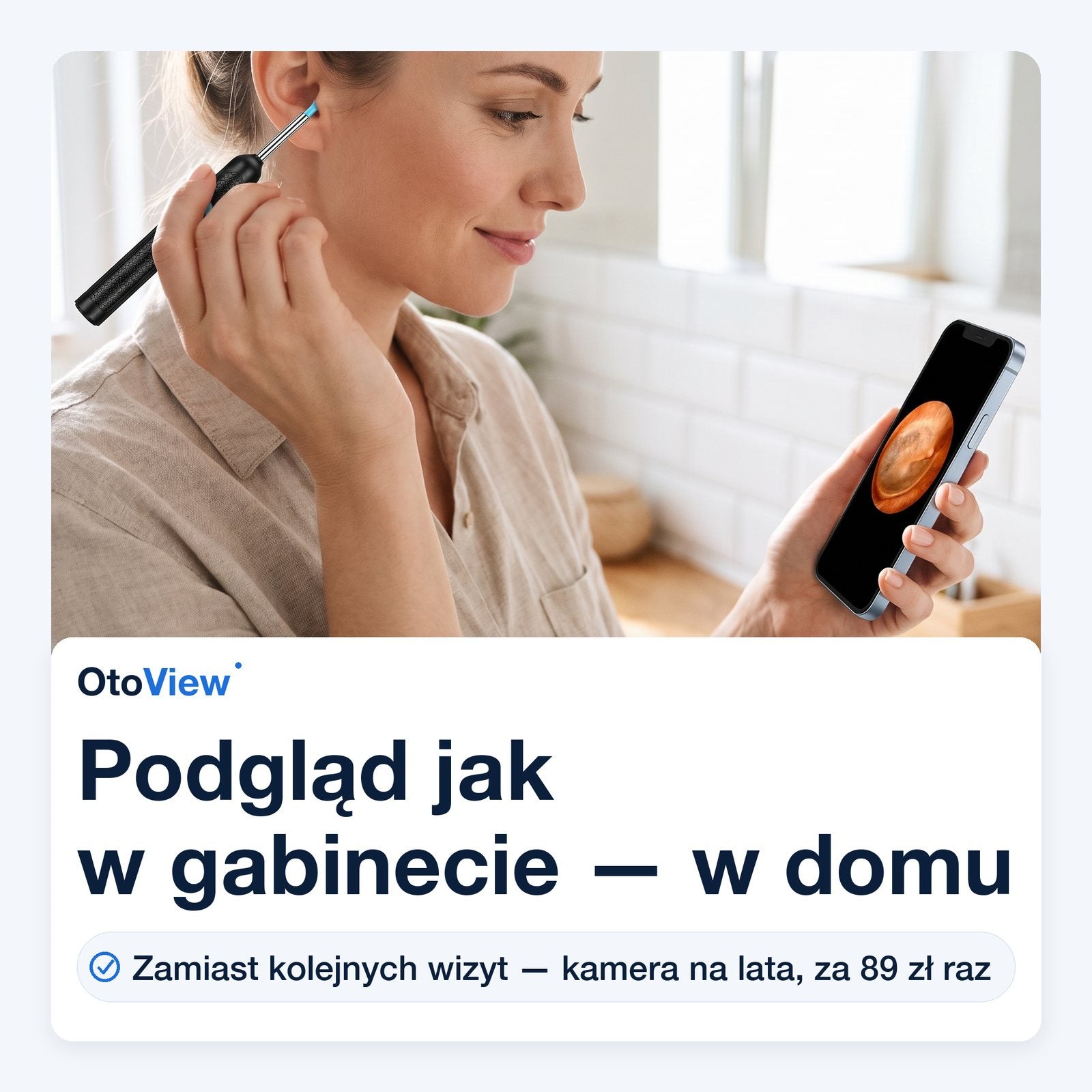 Podgląd jak w gabinecie — w domu